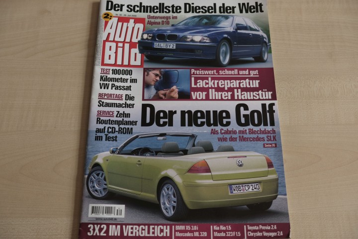Deckblatt Auto Bild (30/2000)